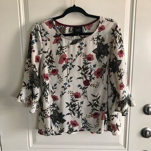 W5 Women’s Floral Blouse Top Size M